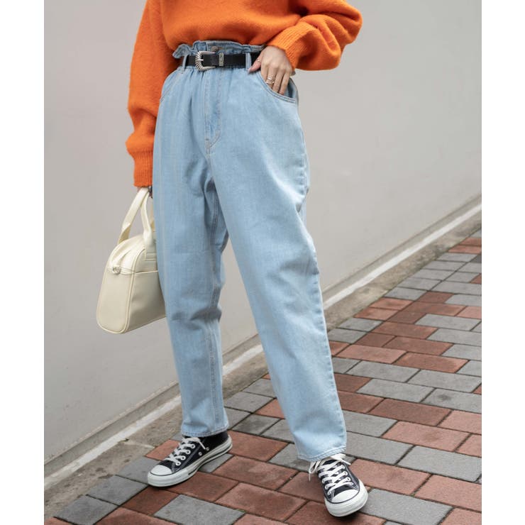 ハイウエストペーパーバックマムパンツ レディース  春[品番：WG010077990]｜WEGO【WOMEN】（ウィゴー）のレディースファッション通販｜SHOPLIST（ショップリスト）