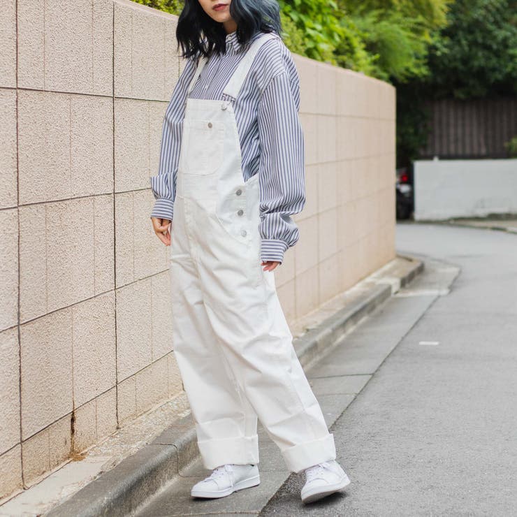 ヴェリテクール ツイルオーバーオール ゆったり ライトベージュ F  