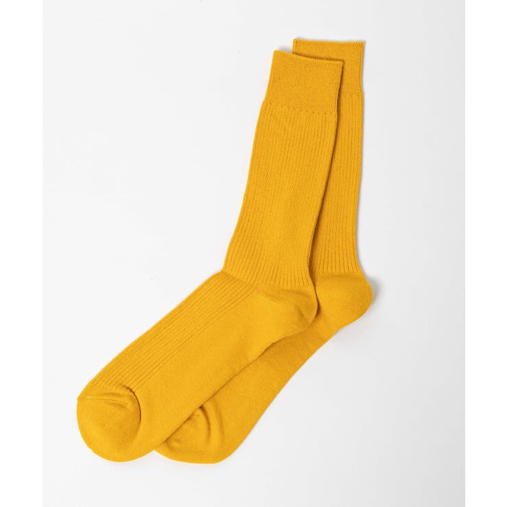 イエロー | カラーリブソックスレギュラー 韓国 韓国ファッション | WEGO【MEN】