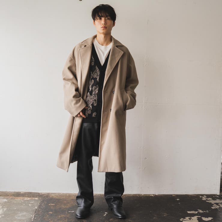 ニットメルトンダブルオーバーコート メンズ  ユニセックス[品番：WG010081879]｜WEGO【MEN】（ウィゴー）のメンズファッション通販｜SHOPLIST（ショップリスト）