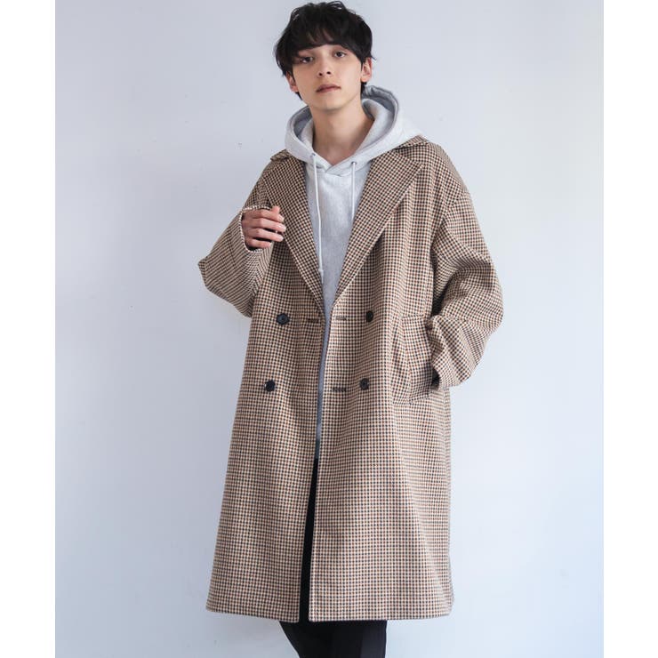 ニットメルトンダブルオーバーコート メンズ  ユニセックス[品番：WG010081879]｜WEGO【MEN】（ウィゴー）のメンズファッション通販｜SHOPLIST（ショップリスト）