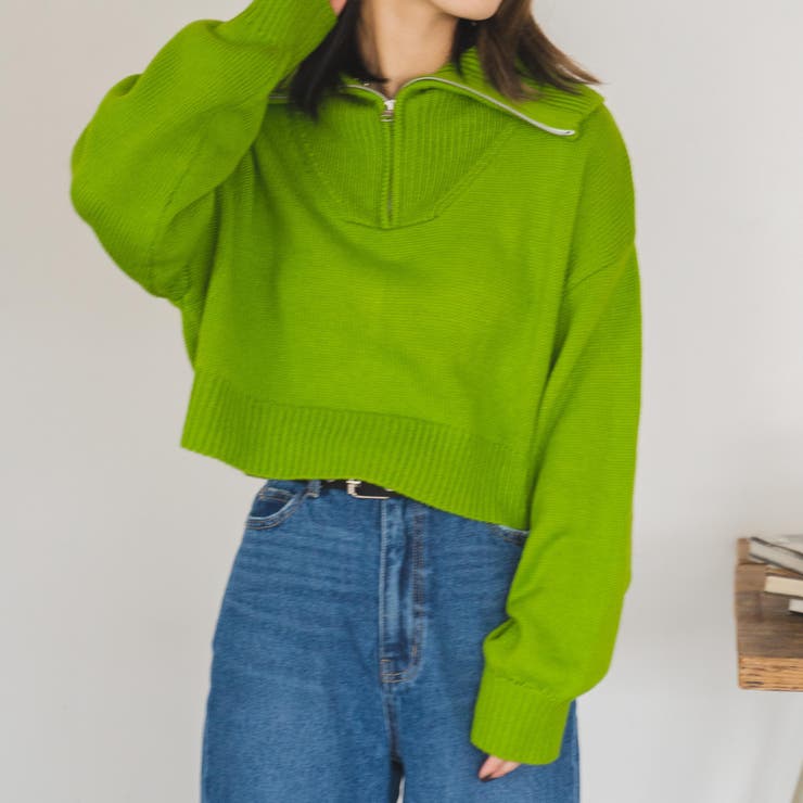 ハーフzipコンパクトニット 品番 Wg Wego Women ウィゴー のレディースファッション通販 Shoplist ショップリスト ハーフzipコンパクトニット 品番 Wg Wego Women ウィゴー のレディースファッション通販 Shoplist ショップリスト