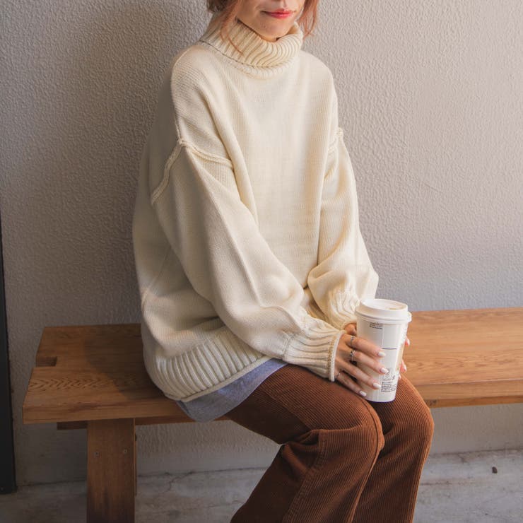 ビックシルエットタートルセーター 品番 Wg Wego Women ウィゴー のレディース ファッション通販 Shoplist ショップリスト