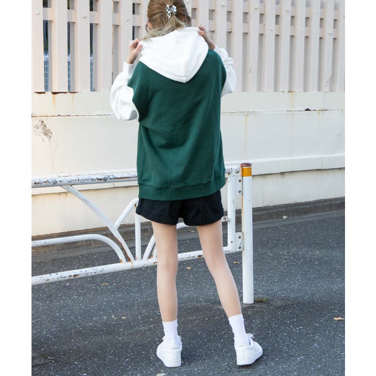 グラフィックロゴベストドッキングパーカー 韓国  韓国ファッション[品番：WG010083097]｜WEGO【WOMEN】（ウィゴー）のレディースファッション通販｜SHOPLIST（ショップリスト）