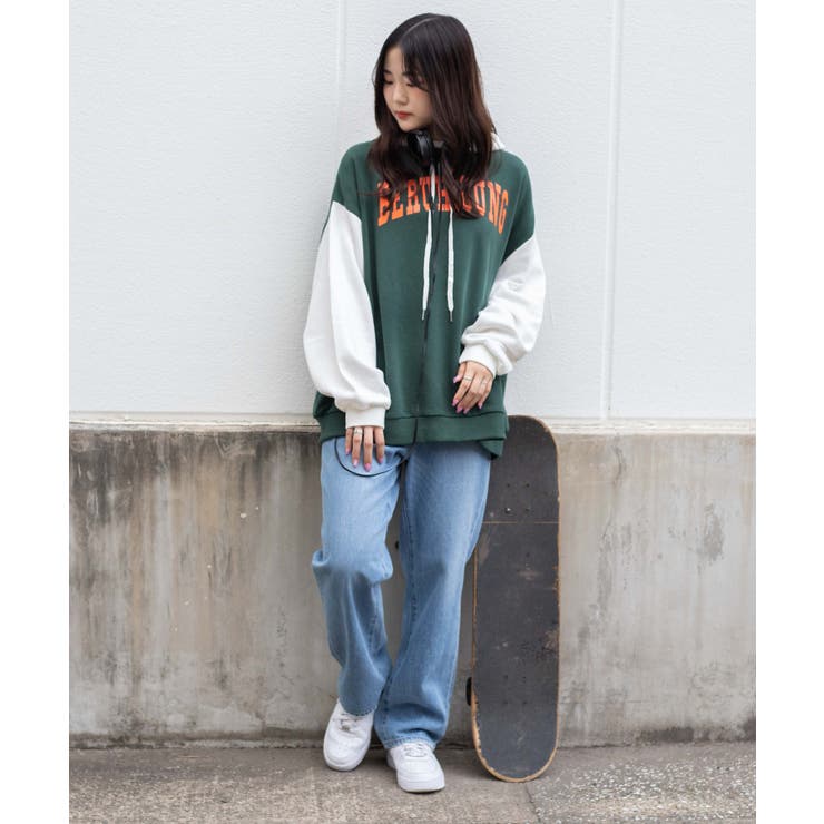 グラフィックロゴベストドッキングパーカー 韓国  韓国ファッション[品番：WG010083097]｜WEGO【WOMEN】（ウィゴー）のレディースファッション通販｜SHOPLIST（ショップリスト）