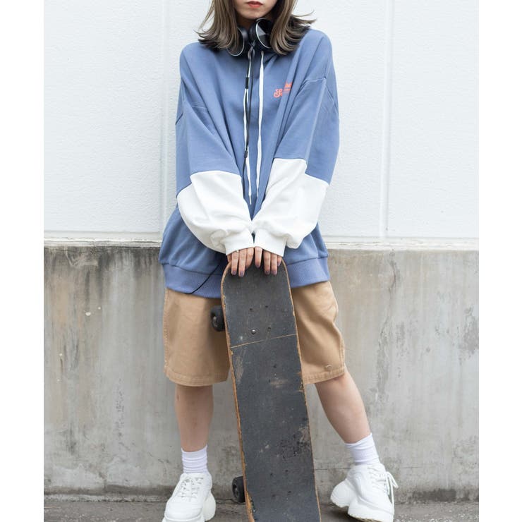 グラフィックロゴTシャツドッキングパーカー 韓国 韓国ファッション | WEGO【WOMEN】 | 詳細画像3 