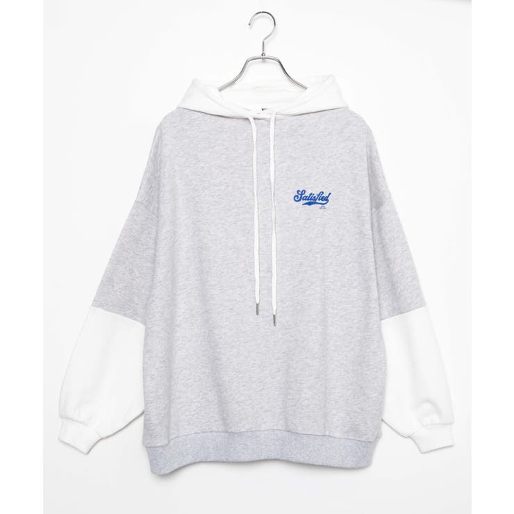グラフィックロゴTシャツドッキングパーカー 韓国 韓国ファッション | WEGO【WOMEN】 | 詳細画像32 