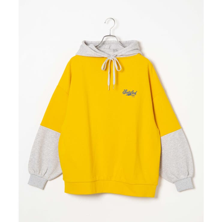 グラフィックロゴTシャツドッキングパーカー 韓国 韓国ファッション | WEGO【WOMEN】 | 詳細画像33 