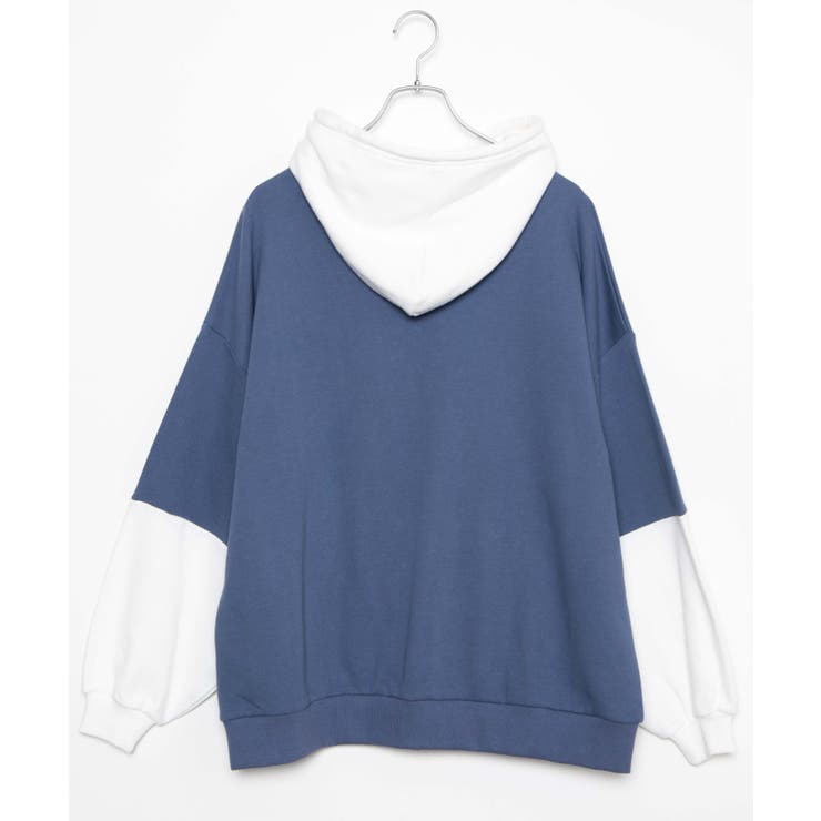 グラフィックロゴTシャツドッキングパーカー 韓国 韓国ファッション | WEGO【WOMEN】 | 詳細画像38 