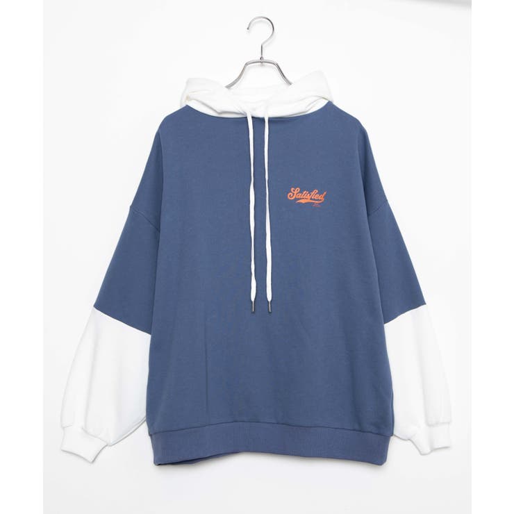 グラフィックロゴTシャツドッキングパーカー 韓国 韓国ファッション | WEGO【WOMEN】 | 詳細画像39 