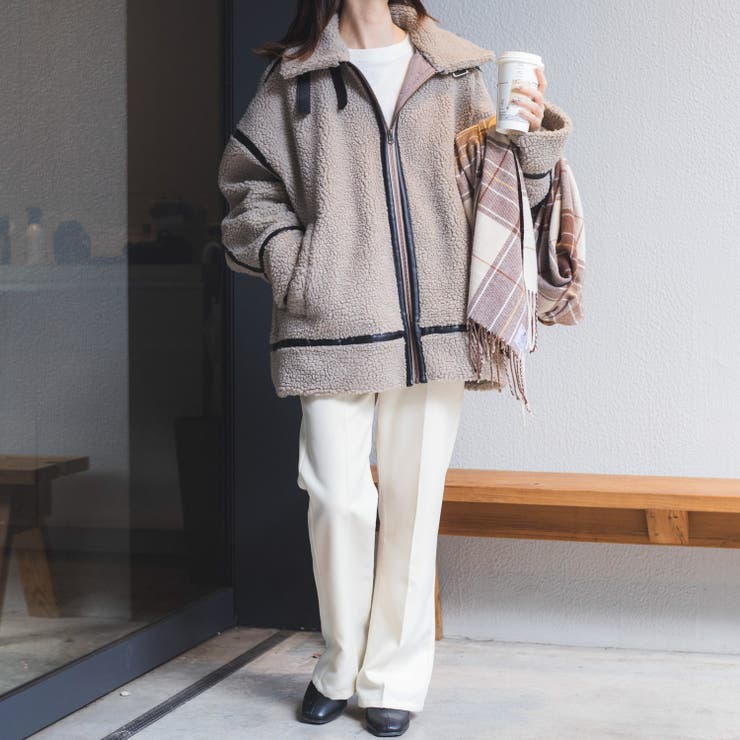 フライトボアブルゾン 韓国 韓国ファッション 秋 冬 秋冬 品番 Wg Wego Women ウィゴー のレディースファッション 通販 Shoplist ショップリスト