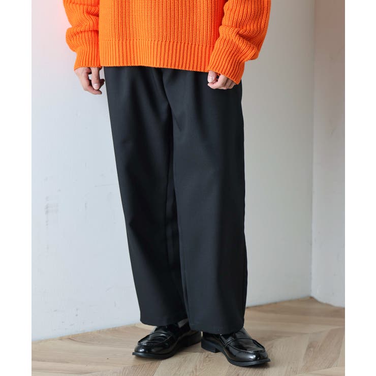 イージーケア セミワイドスラックス  メンズ[品番：WG010084994]｜WEGO【MEN】（ウィゴー）のメンズファッション通販｜SHOPLIST（ショップリスト）