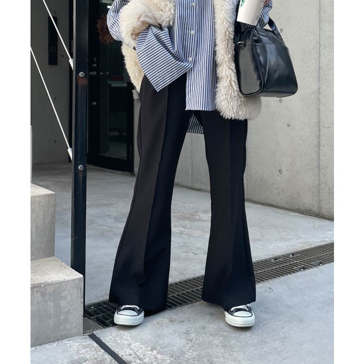 ピンタックフレアパンツ 秋 冬[品番：WG010085552]｜WEGO【WOMEN