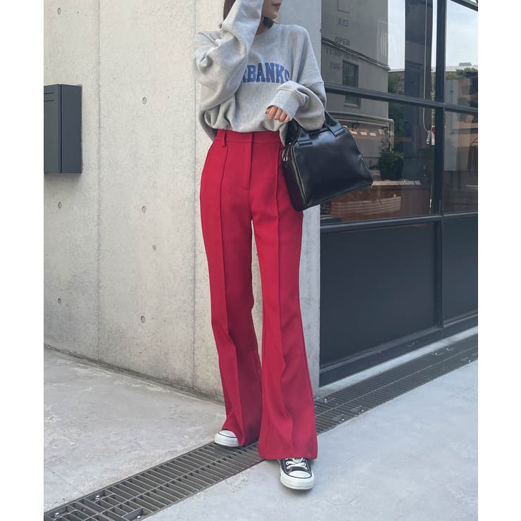 ピンタックフレアパンツ 秋 冬[品番：WG010085552]｜WEGO【WOMEN