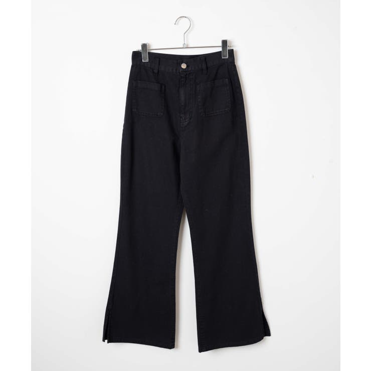 フロントポケットカラーフレアパンツ 秋 冬[品番：WG010085674]｜WEGO