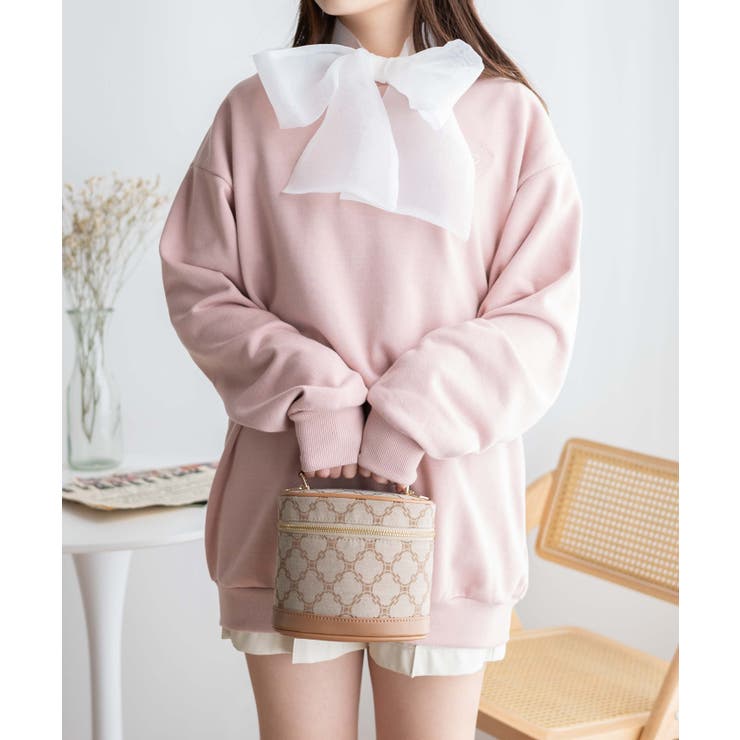 付け襟SETロゴプルオーバー 秋 冬[品番：WG010085892]｜WEGO【WOMEN