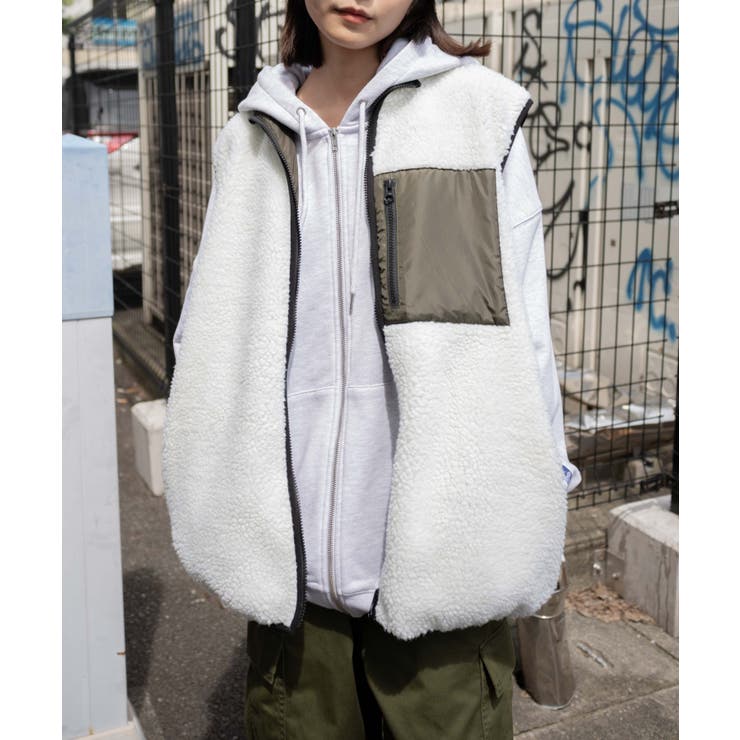 リバーシブル ボアベスト  秋[品番：WG010085720]｜WEGO【WOMEN】（ウィゴー）のレディースファッション通販｜SHOPLIST（ショップリスト）