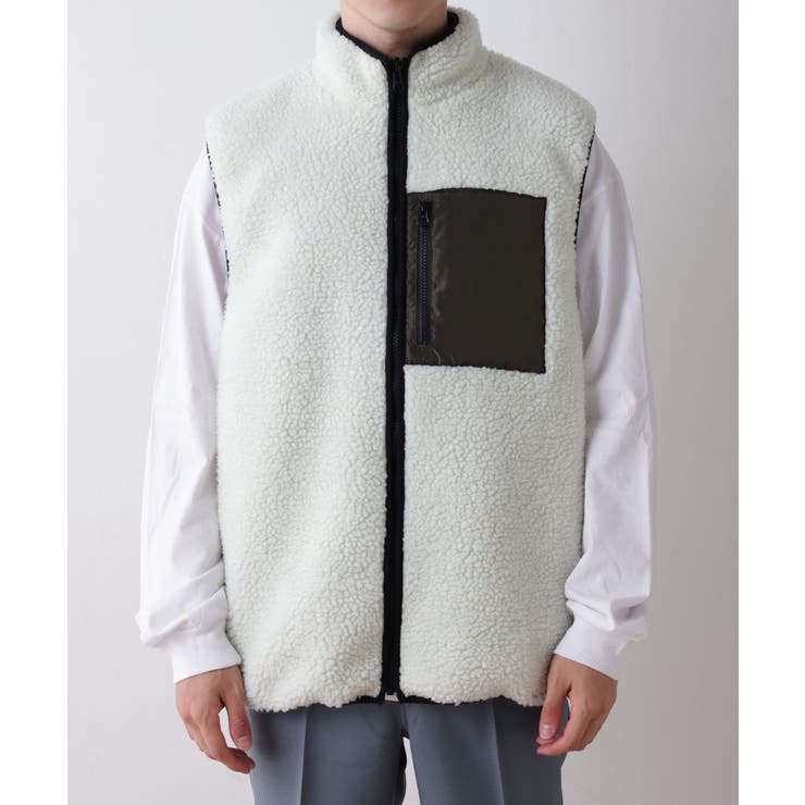 リバーシブル ボアベスト 秋[品番：WG010085720]｜WEGO【WOMEN