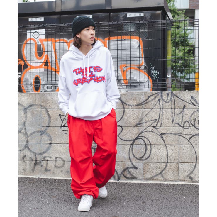 ヘビーウエイト グラフィティプルパーカー 秋 | WEGO【WOMEN】 | 詳細画像10 