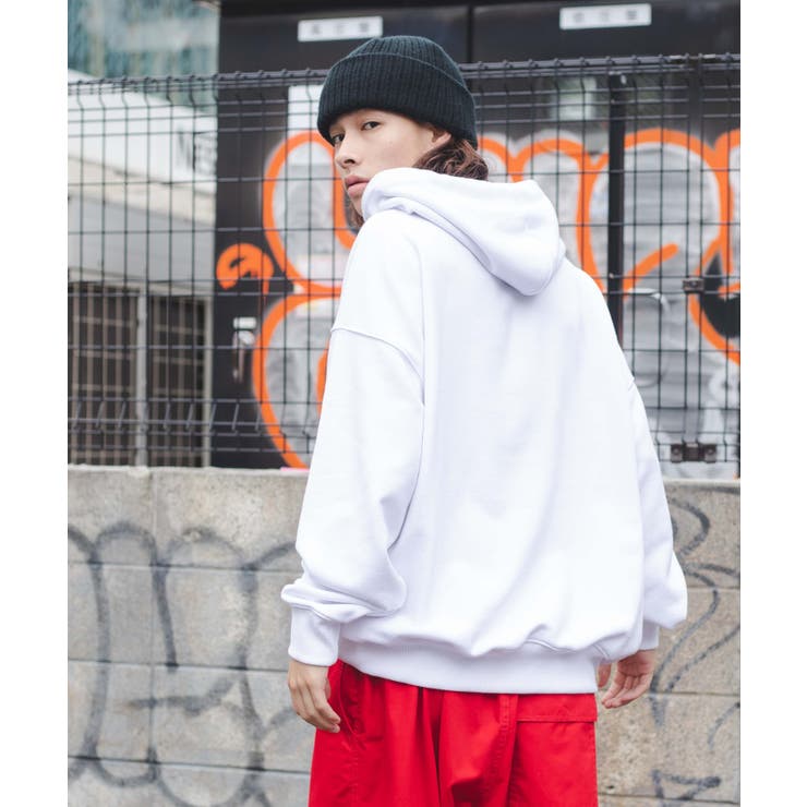 ヘビーウエイト グラフィティプルパーカー 秋 | WEGO【WOMEN】 | 詳細画像14 