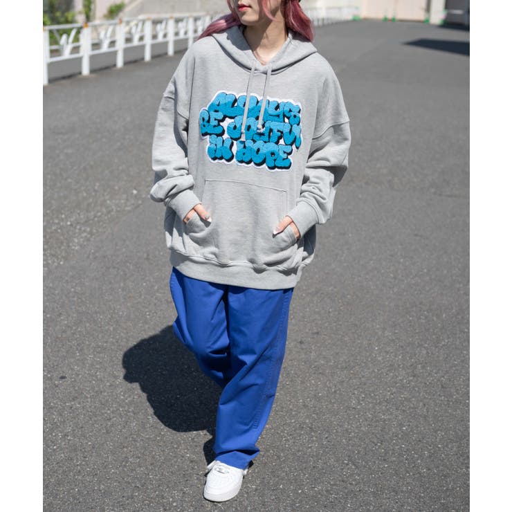 ヘビーウエイト グラフィティプルパーカー 秋 | WEGO【WOMEN】 | 詳細画像15 