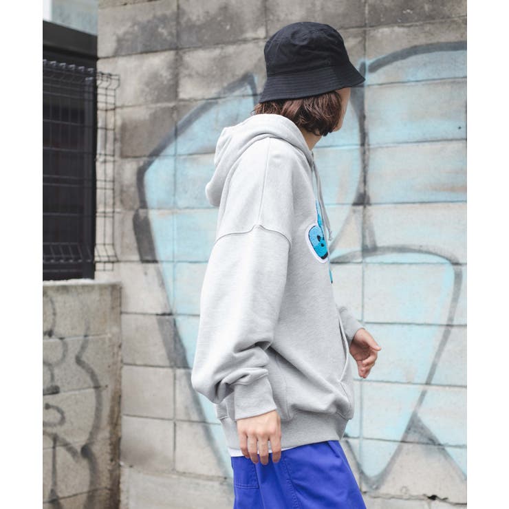 ヘビーウエイト グラフィティプルパーカー 秋 | WEGO【WOMEN】 | 詳細画像21 