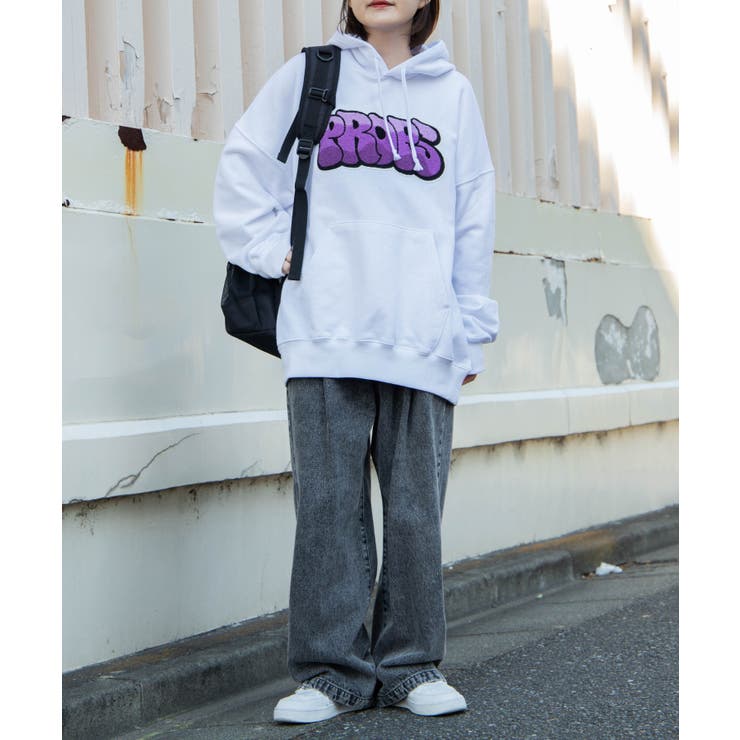 ヘビーウエイト グラフィティプルパーカー 秋 | WEGO【WOMEN】 | 詳細画像28 