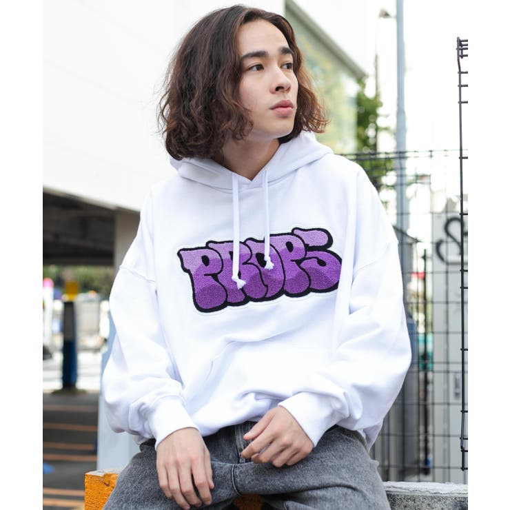 ヘビーウエイト グラフィティプルパーカー 秋 | WEGO【WOMEN】 | 詳細画像32 