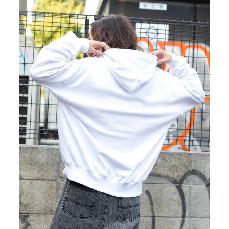 ヘビーウエイト グラフィティプルパーカー 秋 | WEGO【WOMEN】 | 詳細画像34 