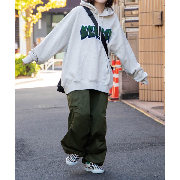 ヘビーウエイト グラフィティプルパーカー 秋 | WEGO【WOMEN】 | 詳細画像35 