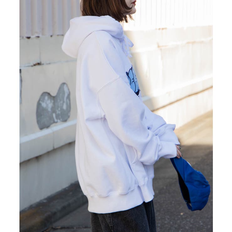 ヘビーウエイト グラフィティプルパーカー 秋 | WEGO【WOMEN】 | 詳細画像48 