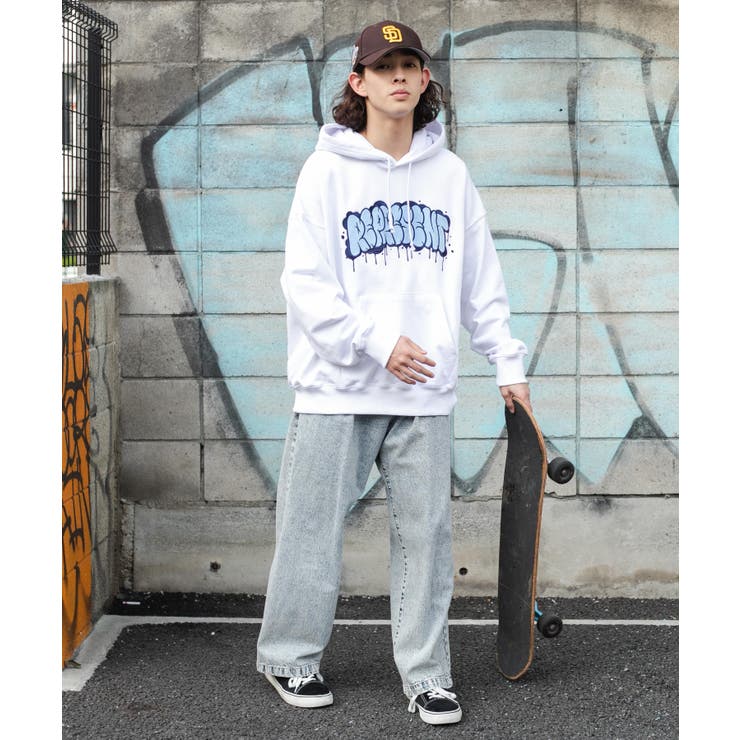 ヘビーウエイト グラフィティプルパーカー 秋 | WEGO【WOMEN】 | 詳細画像49 