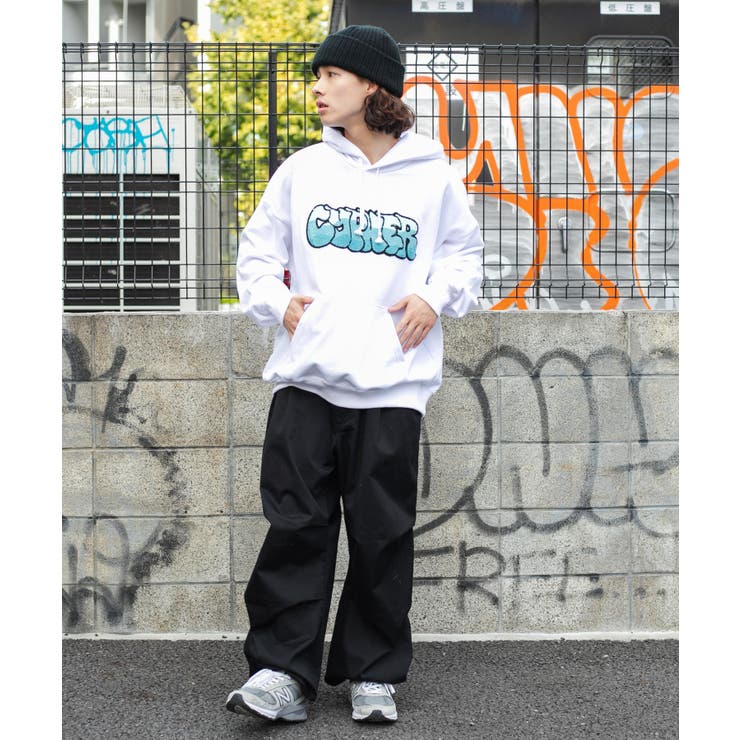 ヘビーウエイト グラフィティプルパーカー 秋 | WEGO【WOMEN】 | 詳細画像60 