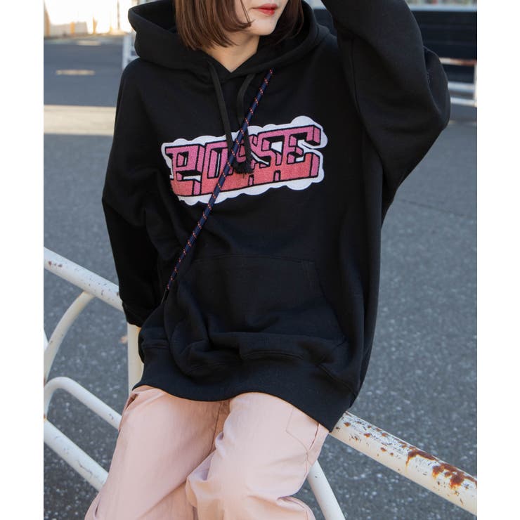 柄4 | ヘビーウエイト グラフィティプルパーカー 秋 | WEGO【WOMEN】