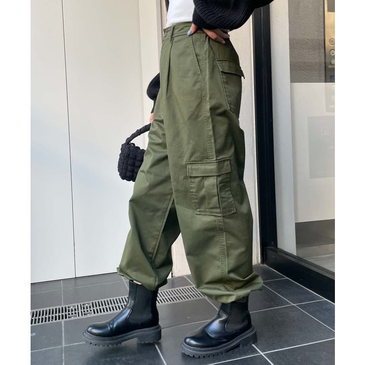 ワイドカーゴパンツ 韓国 韓国ファッション 秋 冬 秋冬 秋服 冬