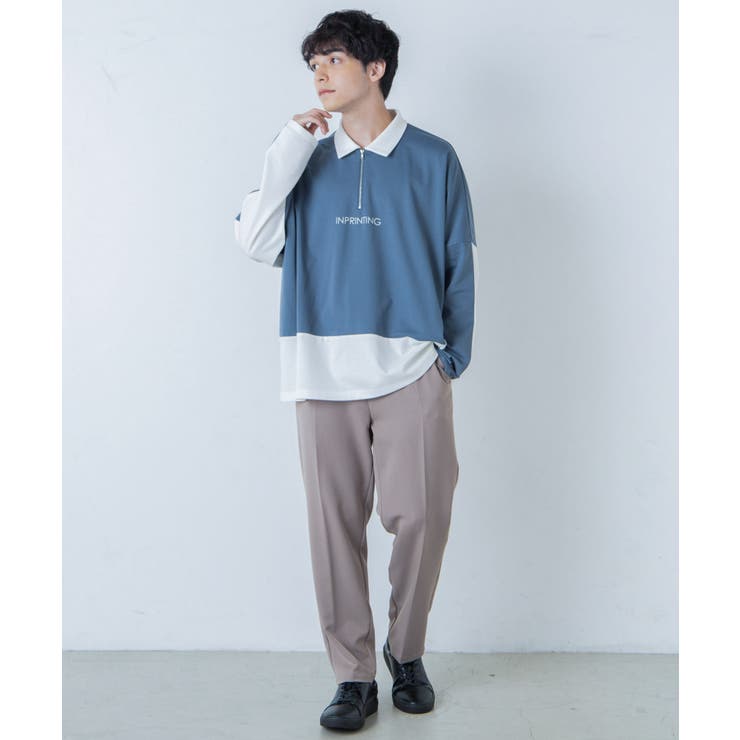 カラーブロックハーフZIPプルオーバー 秋  冬[品番：WG010085482]｜WEGO【MEN】（ウィゴー）のメンズファッション通販｜SHOPLIST（ショップリスト）