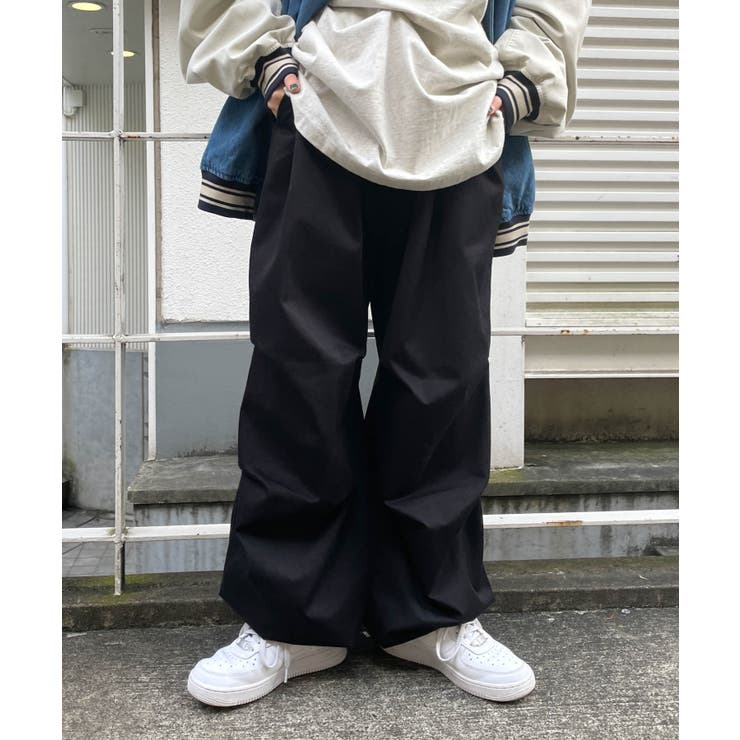 パンツ メンズ XL ブラック 韓国 ストリート系 古着系 原宿 大きめ くま柄