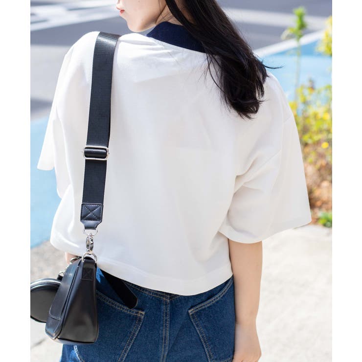 ハーフジップグラフィックショートシャツ レディース 夏[品番