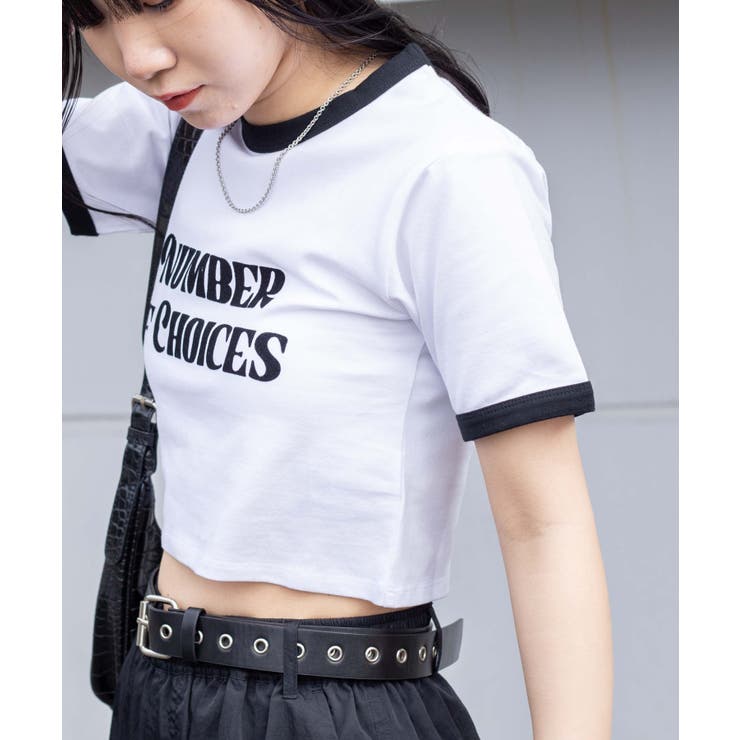 リンガーチビtシャツ 品番 Wg Wego Women ウィゴー のレディースファッション通販 Shoplist ショップリスト