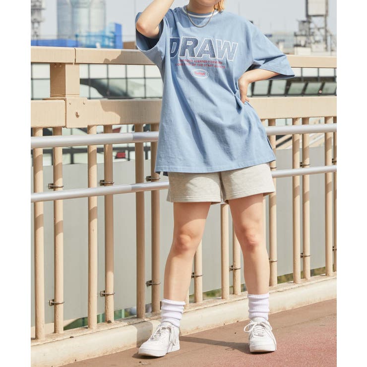 ラインリブBIGTシャツ レディース 夏[品番：WG010084187]｜WEGO【WOMEN