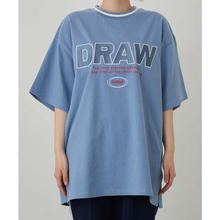 ラインリブBIGTシャツ レディース 夏[品番：WG010084187]｜WEGO【WOMEN