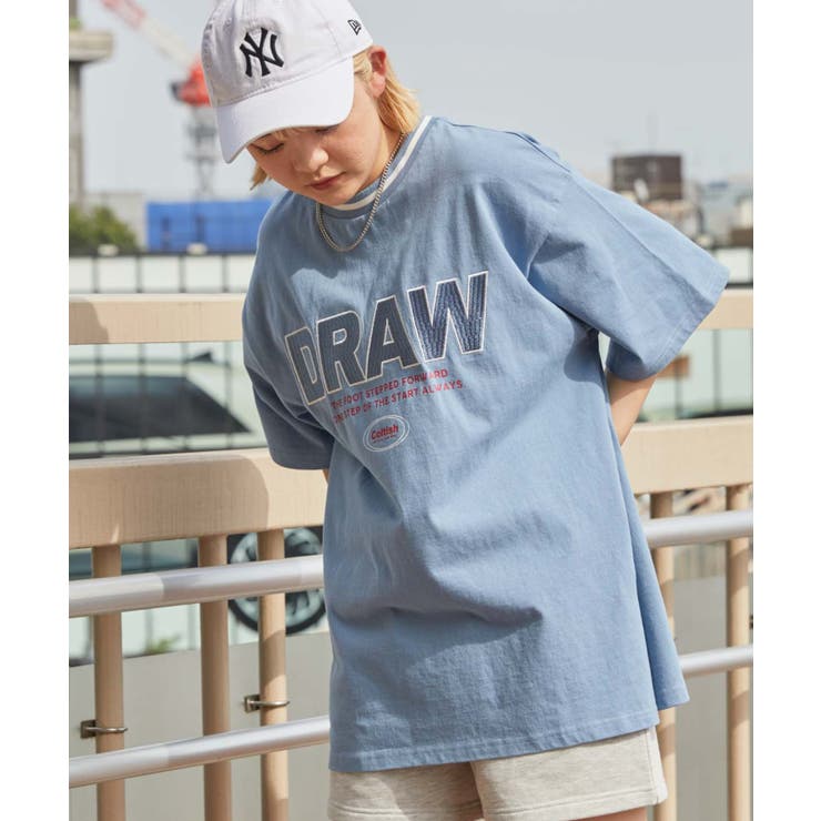 ラインリブBIGTシャツ レディース 夏[品番：WG010084187]｜WEGO【WOMEN