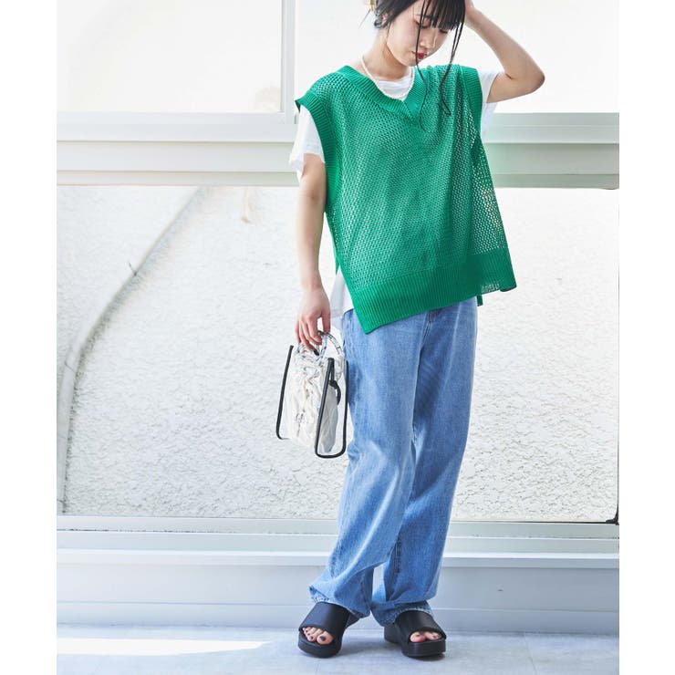 2wayメッシュベスト レディース 春 品番 Wg Wego Women ウィゴー のレディース ファッション通販 Shoplist ショップリスト