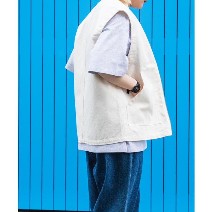 ワークベスト メンズ ユニセックス | WEGO【MEN】 | 詳細画像13 