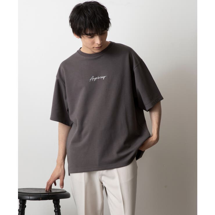 シンプルロゴ刺繍tシャツ メンズ ユニセックス 品番 Wg Wego Men ウィゴー のメンズ ファッション通販 Shoplist ショップリスト