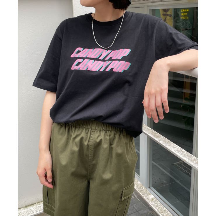 ロゴモチーフT2(S) 韓国 韓国ファッション ストリート系[品番
