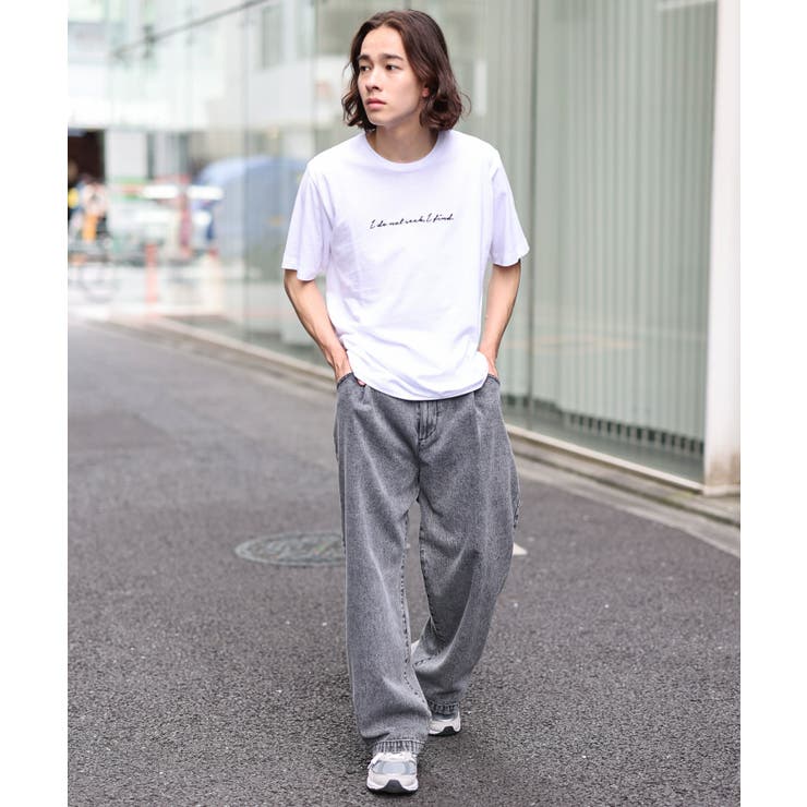 韓国メンズファッション ロゴシンプルストリート セットアップ ロゴモチーフT2(S) 韓国 韓国ファッション ストリート系[品番