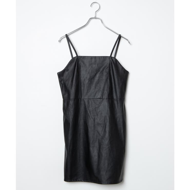 フェイクレザーキャミワンピ[品番：WG010083539]｜WEGO【WOMEN