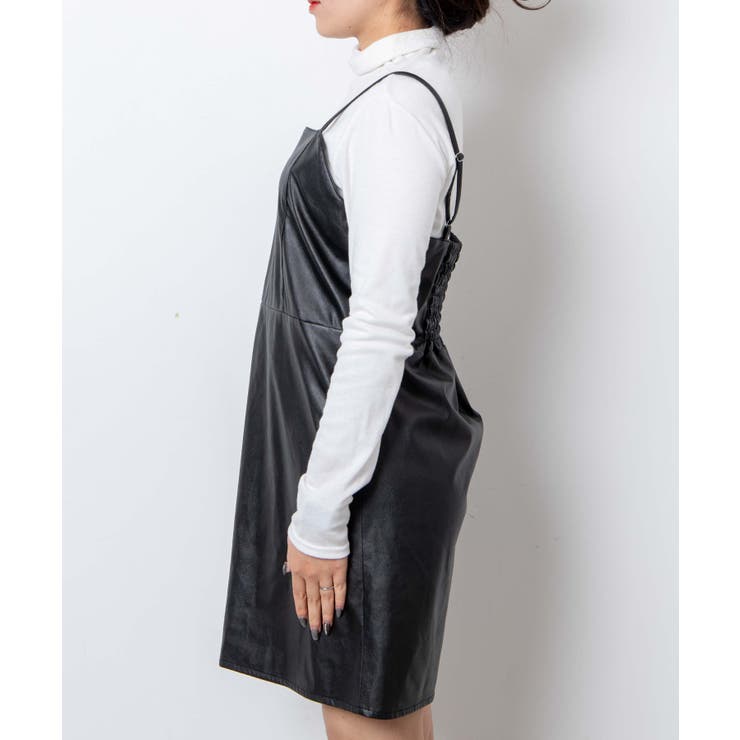フェイクレザーキャミワンピ[品番：WG010083539]｜WEGO【WOMEN