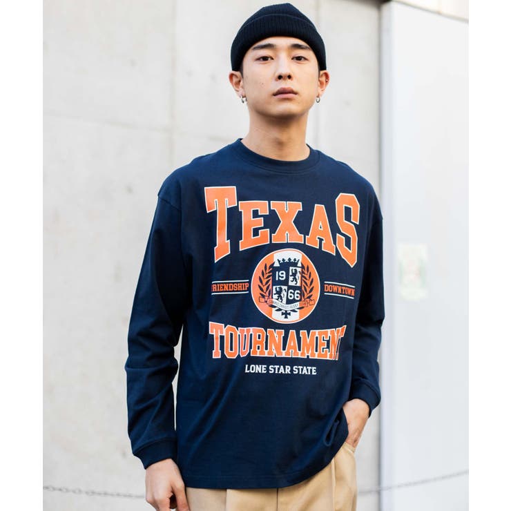 カレッジプリントロンTシャツ[品番：WG010083835]｜WEGO【MEN】（ウィゴー）のメンズファッション通販｜SHOPLIST（ショップリスト）